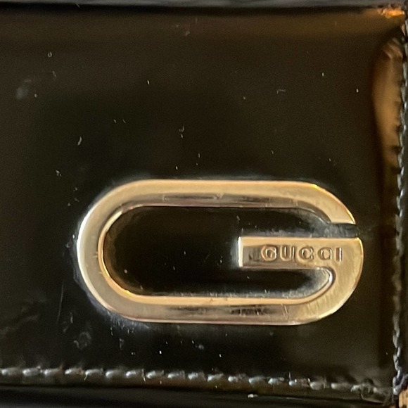Gucci black patent leather key holder keeper - Picture 2 of 10